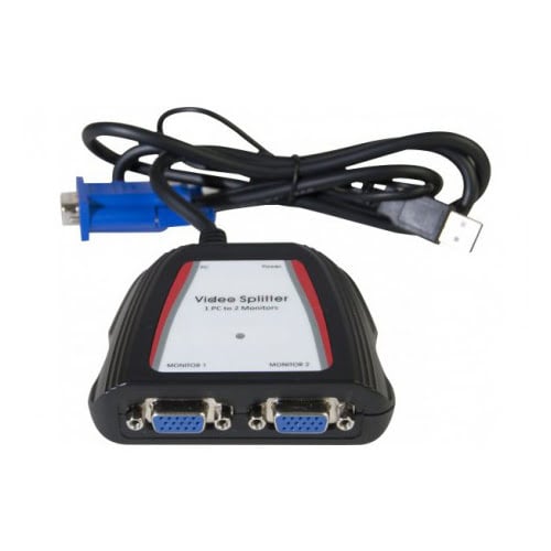 Splitter VGA 2 voies 250MHz USB - Splitter Grosbill - grosbill.com - 0