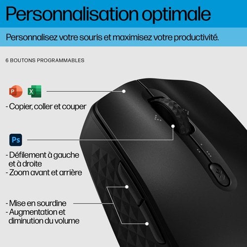 425 PROGRAMMABLE WIRELESS MOUSE - Achat / Vente sur grosbill.com - 8