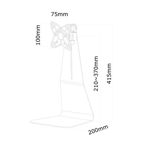 Desk Mount 10-27" Tilt/Rotate SILV - Achat / Vente sur grosbill.com - 2