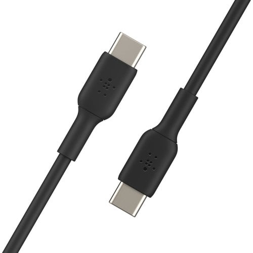 USB-C to USB-C Cable 2M Black - Achat / Vente sur grosbill.com - 1