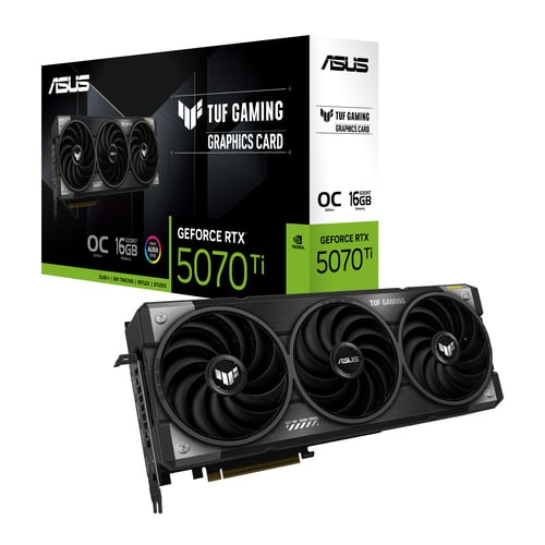 Asus TUF Gaming GeForce RTX 5070 Ti 16GB GDDR7 OC Edit. - Carte graphique - 0