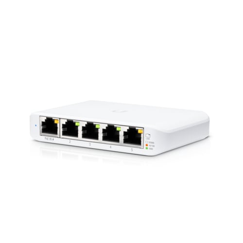 Switch Ubiquiti 5 ports 10/100/1000 PoE USW-FLEX-MINI-3  - 1