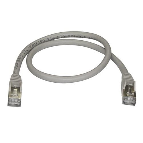 0.5m Gray Cat6a Ethernet Cable - STP - Achat / Vente sur grosbill.com - 1