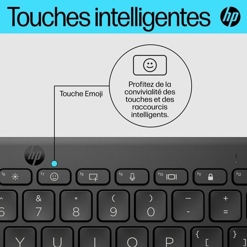 HP 350 BLK Compact Multi-Device KBD - Achat / Vente sur grosbill.com - 16