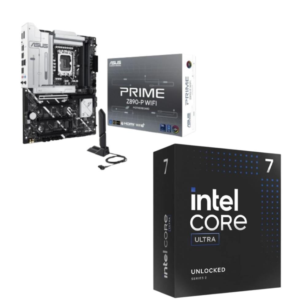 Bundle PRIME Z890-P WIFI + Core Ultra 7 265K - grosbill.com - 0