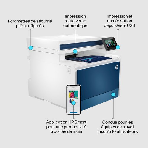 HP Color LaserJet Pro MFP 4302fdw - Achat / Vente sur grosbill.com - 10