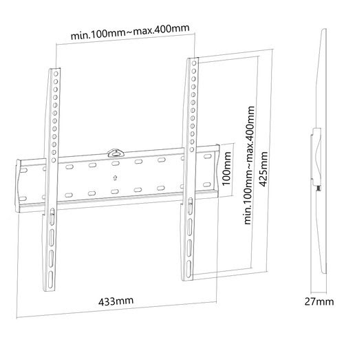 NewStar Flat Screen Wall Mount fixed - Achat / Vente sur grosbill.com - 7