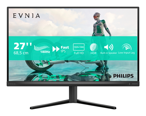 Ecran PC Philips EVNIA 27M2N3200S/00 - 27" FHD 180Hz 0.5ms Fast-IPS HP Adaptive Sync Grosbill