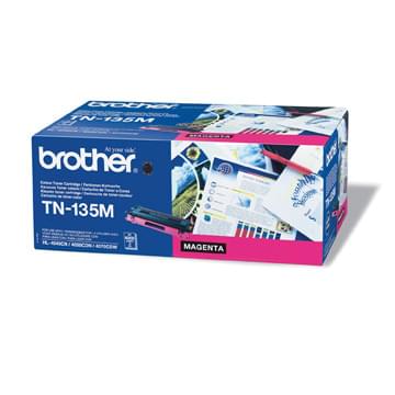 Toner TN135M Haute capacité 4000p Magenta pour imprimante Laser Brother - 0