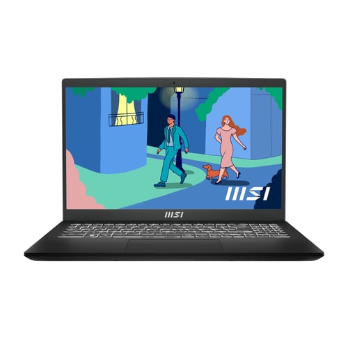 image produit MSI Modern 15 B12MO-601FR - 15.6" FHD i3-1215U 8Go 512Go W11 Noir Grosbill