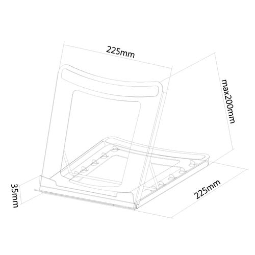 NewStar Laptop Desk Stand - Accessoire écran NewStar - grosbill.com - 2