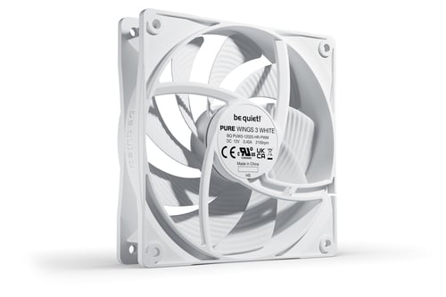 be quiet! Pure Wings 3 120mm PWM High-Speed Blanc - Ventilateur boîtier - 2