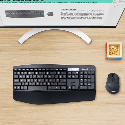 MK850 Performance Ensemble clavier et souris sans fil Noir - Achat / Vente sur grosbill.com - 7