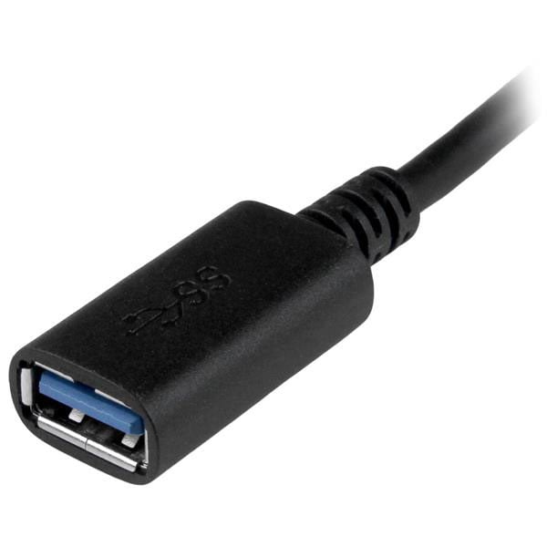 Adapt. USB3.0 type C vers Type A 0.2m - USB31CAADP - Connectique PC - 1