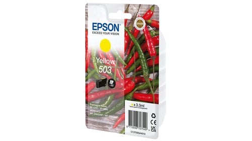 Epson Ink/503 Chillies 3.3ml YL - Achat / Vente Consommable imprimante sur grosbill.com - 1