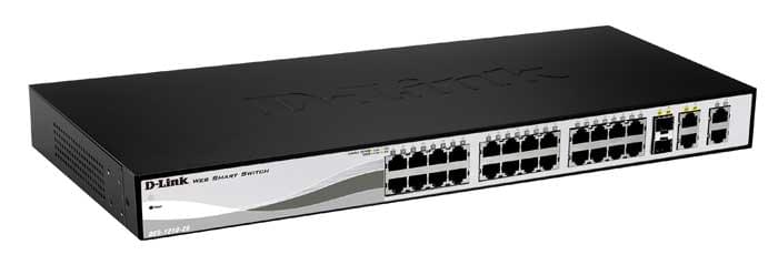 Switch D-Link 24 ports 10/100 + 2 1000 + 2 SFP - DES-1210-28P - 0