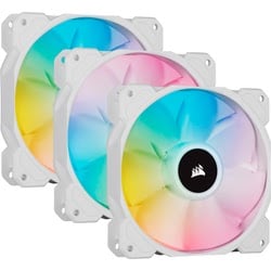 image produit Corsair iCUE SP120 RGB ELITE Performance Pack triple-Blanc Grosbill