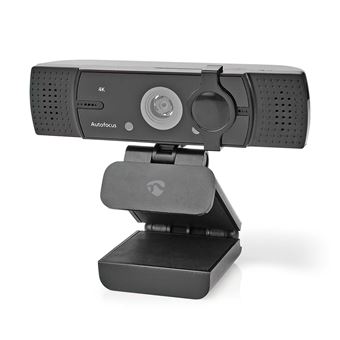 Nedis 4K@30fps - Autofocus/Micro/Noir - Webcam - grosbill.com - 0