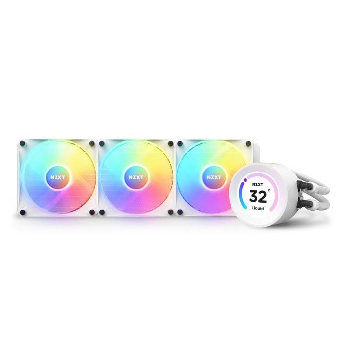 NZXT Kraken Elite Blanc RGB 360mm - Watercooling NZXT - 4