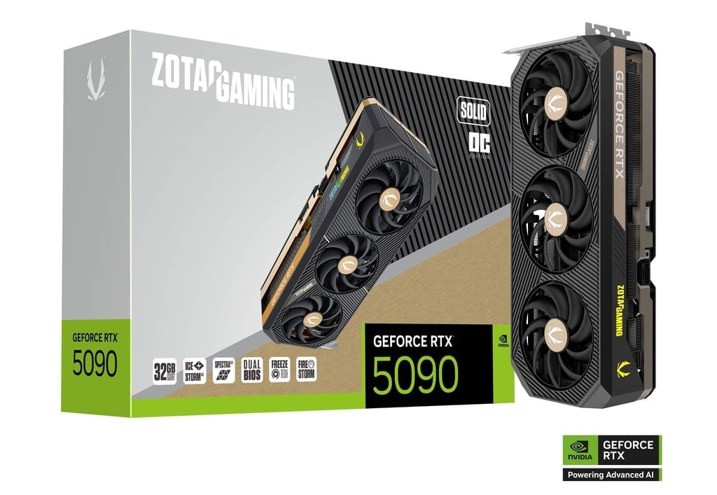 ZOTAC GeForce RTX 5090 SOLID OC  - Carte graphique ZOTAC - 0