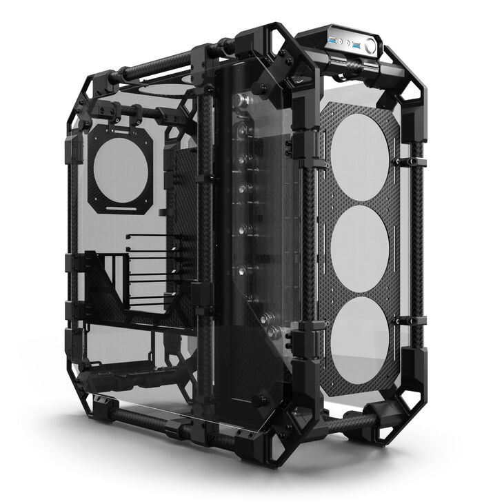 Alphacool Apex Pro Skeleton Carbon  - Boîtier PC Alphacool - 2