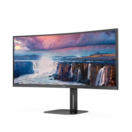 AOC 34"  CU34V5C/BK - Ecran PC AOC - grosbill.com - 1