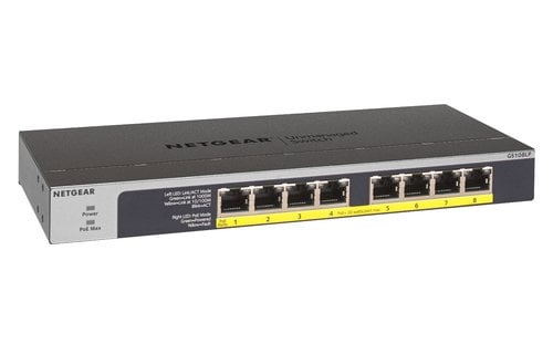 8PT POE/POE+GIGABIT UNMANAGED SWCH - Achat / Vente sur grosbill.com - 1