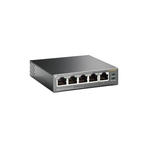 5-Port 10/100Mbps Desktop Switch PoE - Achat / Vente sur grosbill.com - 1