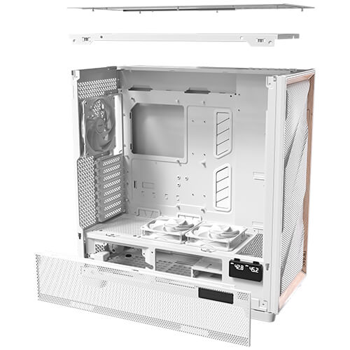 Antec FLUX PRO White Blanc - Boîtier PC Antec - grosbill.com - 16