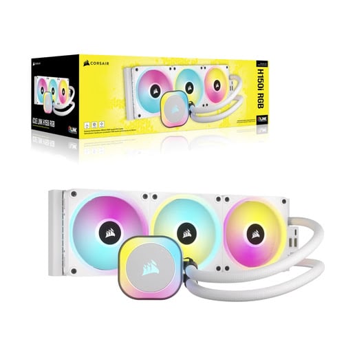 Corsair iCUE LINK H150i RGB 360 Blanc - Watercooling Corsair - 8