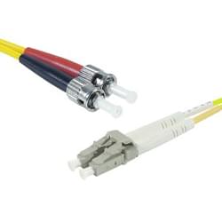 Cordon fibre optique mono-mode ST/LC 9/125 - 1 m - 0