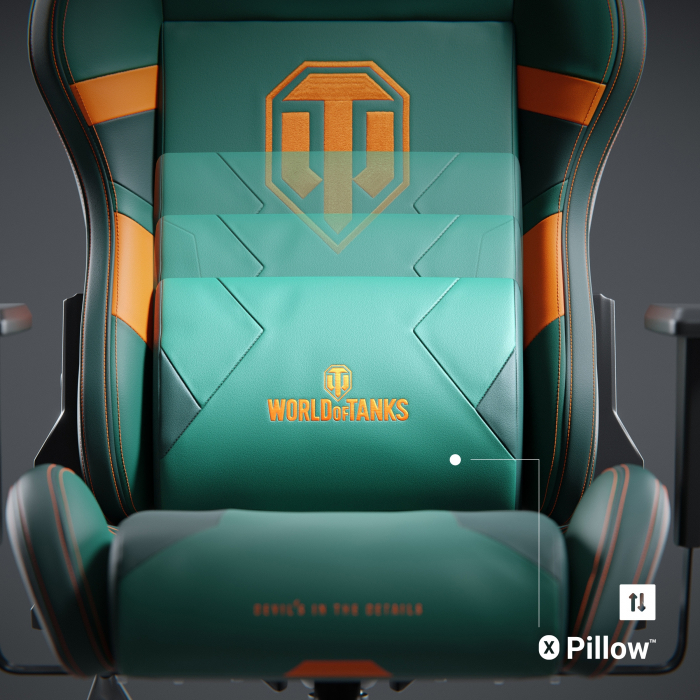 Diablo Chairs  X-One 2.0 Vert - Siège PC Gamer - grosbill.com - 3