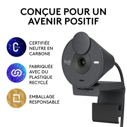 Logitech BRIO 300 - Webcam - grosbill.com - 7