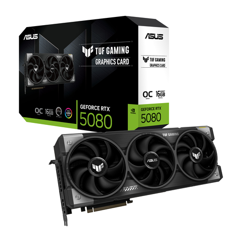 Asus TUF Gaming GeForce RTX 5080 16GB GDDR7 OC Edition - Carte graphique - 21