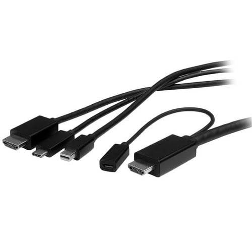 USB-C HDMI or mDP to HDMI Cable 6ft - Achat / Vente sur grosbill.com - 1