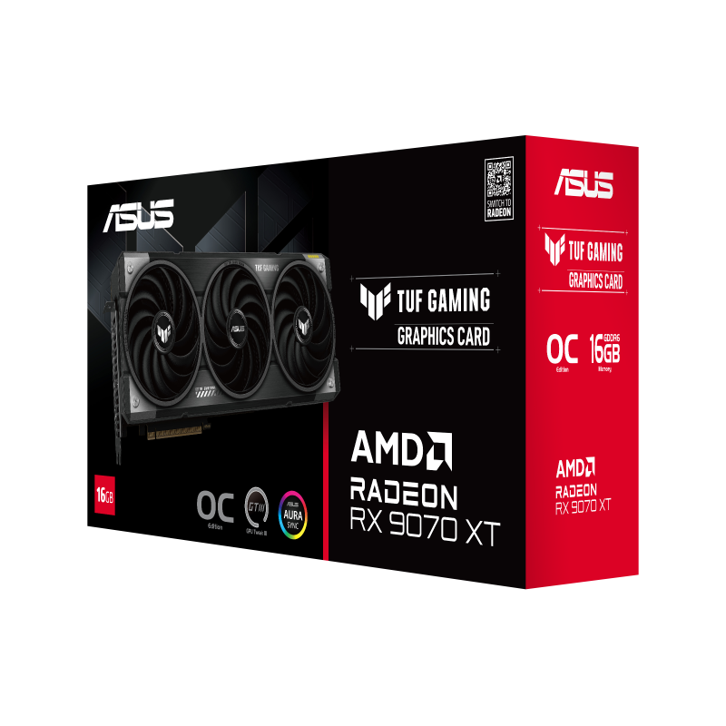 Asus TUF-RX9070XT-O16G-GAMING  - Carte graphique Asus - 10