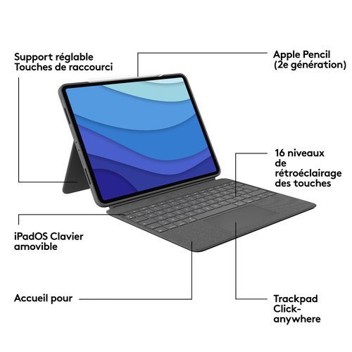 COMBO TOUCH IPAD PRO12.9IN 5.G - Achat / Vente sur grosbill.com - 6