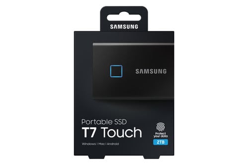 Samsung T7 Touch 2To Black (MU-PC2T0K/WW) - Achat / Vente Disque SSD externe sur grosbill.com - 30