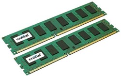 Mémoire PC Crucial DDR3 32 Go (2 x 16 Go) 1600 MHz CL11 Grosbill