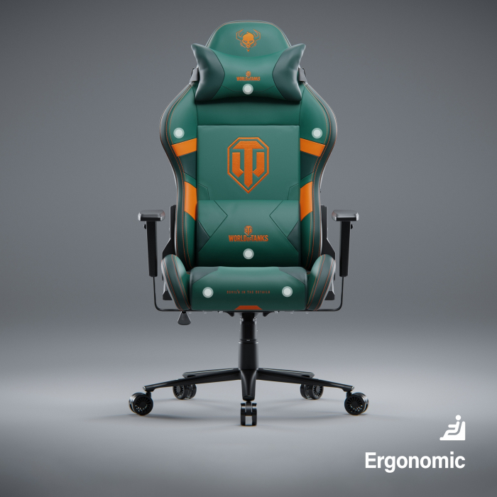 Diablo Chairs  X-One 2.0 Vert - Siège PC Gamer - grosbill.com - 1