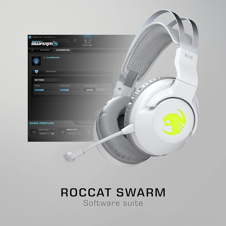 Roccat Elo 7.1 Air 7.1 Surround Blanc - Micro-casque - grosbill.com - 4