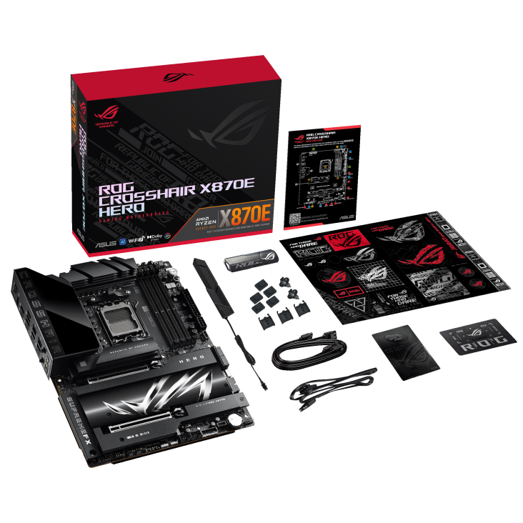 Asus ROG CROSSHAIR X870E HERO ATX  - Carte mère Asus - grosbill.com - 11