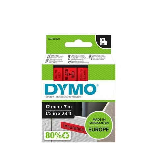 Dymo D1 - TAPE DYMO 12MMX7M - Achat / Vente Consommable imprimante sur grosbill.com - 1