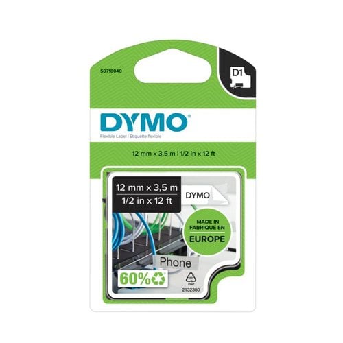 Dymo 12MMX 3.5M NYLON FLEXIBLE - Achat / Vente Consommable imprimante sur grosbill.com - 1