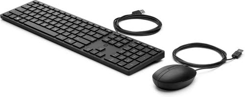 Souris et clavier HP Wired Desktop 320MK Noir - Achat / Vente sur grosbill.com - 1