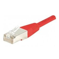 Cordon Cat 6, 5.00 m FTP Rouge - Connectique réseau - grosbill.com - 0