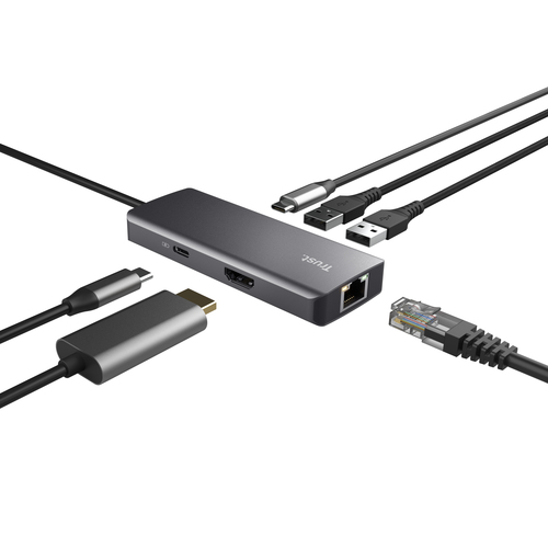 Adaptateur DALYX USB-C  6 en 1 - Accessoire PC portable Trust - 3