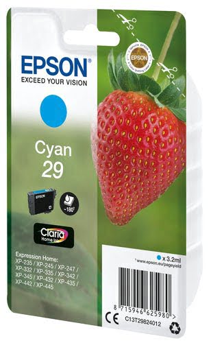 Epson - Cyan - C13T29824022 - Achat / Vente Consommable imprimante sur grosbill.com - 1