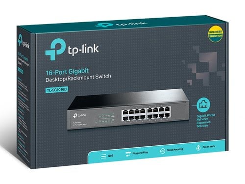 16 port Desktop/Rackmount Gigabit Switch - Achat / Vente sur grosbill.com - 3