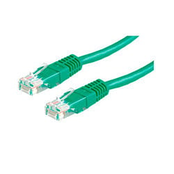 image produit  Cordon Cat 6, 4P Moule 2.00 m F/UTP Vert Grosbill